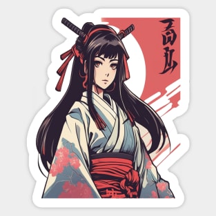 Anime Girl Sticker